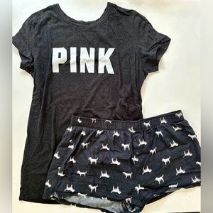 PINK brand women’s pajama set size M